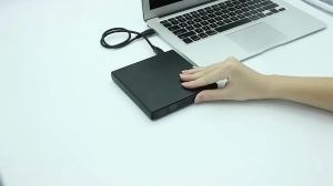 External CD DVD Drive USB Slim Portable External DVD Player Optical Drive DVD CD-RW Burner Driver Laptop PC Desktop