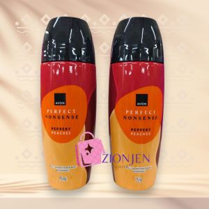 AVON DEO PERFECT NONSENSE ROLL ON ANTI PERSPIRANT DEODORANT BUY 1 TAKE 1 and 1pc 75ml (bamboozie cocktail Choco tuberose peppery peaches)