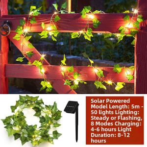 PAIMIJI | Solar Decorative Leaf Lights