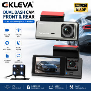 EKLEVA Dash Cam 1296P Front Dashcam WiFi Dash Camera for Cars with App Night Vision Mini Hidden Single Car Camera Loop Recording