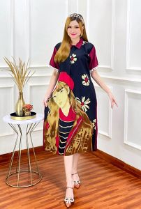 MIDI DRES  WANITA TERBARU 2023//MIDI DRES WANITA RESLETING DEPAN MOTIF KEKINIAN
