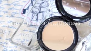 JURNESS รีฟิล แป้งพัฟ ผสมรองพื้น กันน้ำ No.2 เจอเนส อโรมาเธียราพี SPF 25 PA++ สี Beige สีขาวเหลืองสำหรับผิวสองสี