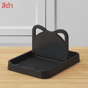 ที่วางช้อนบนเคาน์เตอร์ครัว - ที่วางฝาหม้อและที่วางช้อน - อุปกรณ์อเนกประสงค์ขนาดเล็กเพื่อให้เคาน์เตอร์สะอาด - ที่วางซิลิโคน