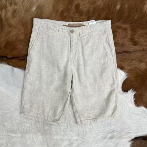 Luxurious Plant Fiber Linen Mens Short Five-Point Casual Pants Straight Leg Summer Wear Comfortable mid Waist Long Trousers