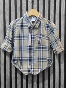 hadiez kemeja anak usia 3-10. tahun lengan panjang kain flanel import