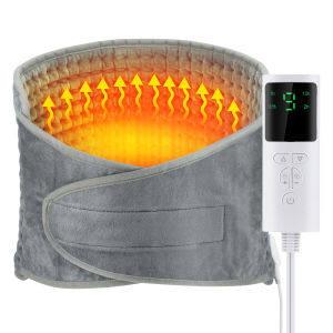 Afdeal | Multifunctional Thermal Electric Heating Pad For Home Waist Lumbar Back Pad Belt Protector Brace Band Support Waist Warmth Tool
