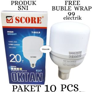 BOHLAM LED / LAMPU LED SCORE OKTAN GARANSI 1 THN PAKET 10PCS