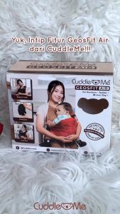 Cuddle Me Geos fit Air GeosFit Gendongan Bayi Depan Anti Pegal Praktis Anti Ribet Geos Sling Cuddleme