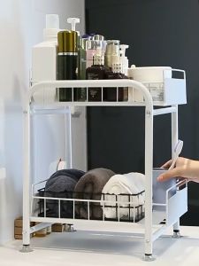 【Giá đỡ ngăn dưới bồn rửa】Dưới bồn rửa nhà bếp giá tủ kéo nhiều tầng phòng tắm giá để đồ đa năng dưới bàn