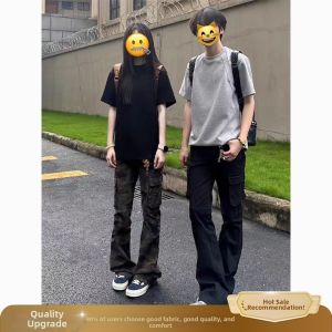 ZHUOCAN | Multi Pocket Slim Fit Trousers