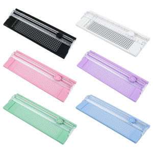 A4 Paper Photo Trimmers Cutter with Pull-out Ruler Scrapbook Trimmer Lightweight Cutting Machine School Home Stationery