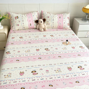 Kiss Dear | Cartoon Pattern 1.5m Childrens Single Bed Cotton Sheet