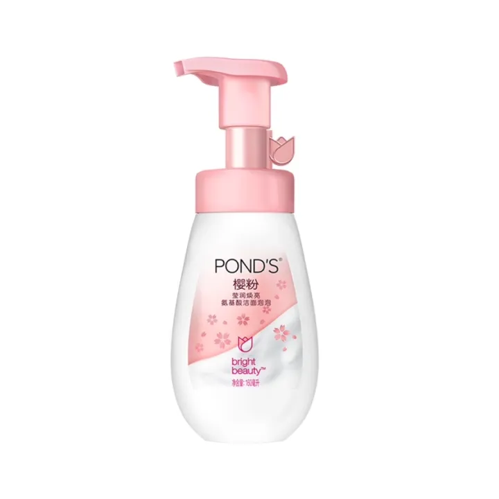 Ponds%20Sakura%20Pink%20Amino%20Acid%20Foam%20160ml*2%20Gentle%20Skin%20Purifying%20Brightening%20Deep%20Cleansing%20Dense%20Foamy%20Bubble%20-%20Image%205