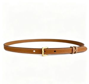 Enamel Buckle Thin Belt