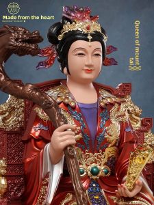 CREATED BY HEART | Resin Home Worship Statue of Lady of Mount Tai