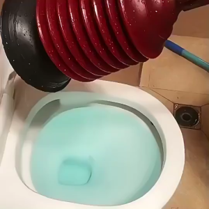 Toilet/sinks/sewer manual vacuum suckerplunger pipeline dredgertoilet pumpcleaner tools Ergonomic Toilet Plunger with Non-Slip Handle for Easy Clogging Removal Hand Drain Plunger Small Portable Size Force Pump Cleaner Clog Remover Rubber Black