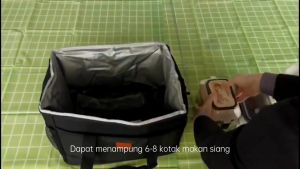 Tas Bekal 33L Tahan Air Isolasi Termal Berlaku Untuk Piknik/Kantor /Perjalanan Luar Ruangan /Tas makan siang multifungsi