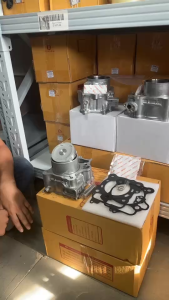 เสื้อสูบชุดใหญ่ ไซส์เดิม HONDA FORZA350 ฟรอซ่า350 ชุดเสื้อสูบพร้อมลูกสูบ+แหวน+ปะเก็น+สลักลูกสูบ+บูท ครบชุด เสื้อสูบเดิมForza350 เกรดA