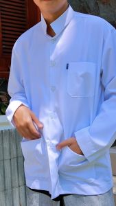 Baju Koko Habib Haibah Model Ammu Polos Lengan Panjang Bahan Katun Spun PREMIUM Saku Samping Untuk Remaja dan Dewasa