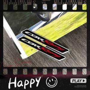 3D Resin Motorcycle Sticker CBR Racing Emblem Badge Reflective Decal For Honda CB650R CB190R CB125R CBR 650R F 500R 400R 300R 250R 150R 125R 1000RR 600RR