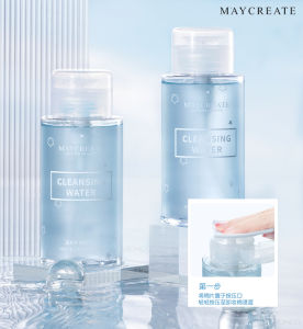 Maycreate penanggal solek✨健美创研按压式卸妆水  Makeup Remover Deep Cleansing Water 300ml 温和深层清洁无刺激 Make Up Remover