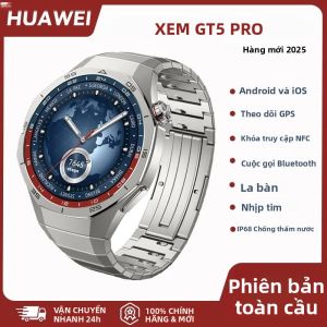 Đồng Hồ Thông Minh Huawei WATCH GT5 Pro Dành Cho Nam Tích Hợp NFC La Bàn GPS Cảm Biến Hướng Hướng Dương Tính Năng Thể Thao Nâng Cao Với Hệ Thống Định Vị GPS.