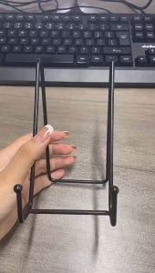 Desktop Iron Art Display Stand Book Magazine Display Rack Office Document Metal Display Stand Holder