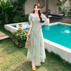 Đầm Hè Thiết Kế Dây Nịt Eo