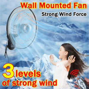 {Malaysia stock}16 Inch Wall Fan Wall Mounted Electric Fan Household Mute Desktop KIPAS fan Wall Mounted Shaking Head Large Electric Fan pure copper motor fan