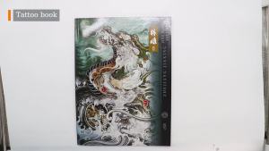 Tattoo Book Ghost Skull Lion God Dragon Pattern Template Photo Album Manuscript Embroidery Drawing Tattoo Stencil For Body Art