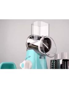 Multifunctional Garlic Potato Shredder Vegetable Cutter & Slicer Kitchen Cheese Chopper Machine With 3 Sharp Drums  Kitchen Tool