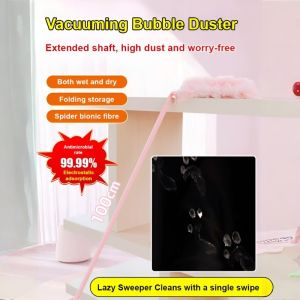 🎈HOT🎈Foldable Dusting Duster Electrostatic Adsorption Retractable Vacuum Cleaner Magic Cleaning Hygienic Bubble Duster