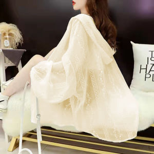 Ultra-Fairy Summer 2025 Womens Hatless Loose Thin Cotton Poplin Shirt Breathable Sun Protection Outerwear Fashionable Top