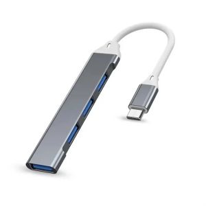 USB3.0 Four Port Hub 4 In 1 Docking Station Splitter Adapter For Laptop PC U Disk Multi Interface Extension Transfer Connectors