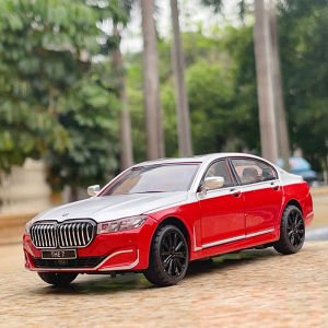 LEO 1:24 BMW 760LI THE 7 Metal Diecast Alloy Toy Car Model Trucks For Boys Children Kids Toys Vehicles With Sound Hobbies Collection