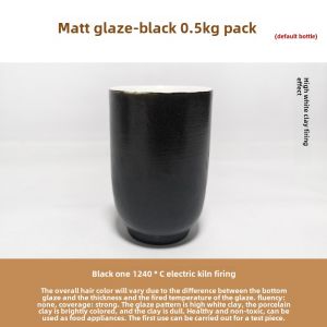 Xiaoweiwei Ceramic Shop Ceramic Color Glaze Matte Glaze Monochrome Matte Glaze Medium and High Temperature Electric Kiln Firing