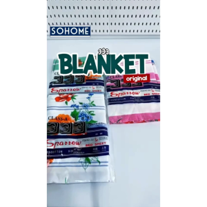 [333 KUMOT ON SALE] SOHOME Premium 333 Kumot Cotton Malambot Blanket Double Size (80x90in) & Single Size (54x80) | ACTUAL PHOTO POSTED