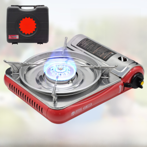 SunTouch Portable Cassette Stove BBQ Grill Butane Gas Stove Outdoor Picnic Stove Korean Style Cooking Utensils for 3-5 People