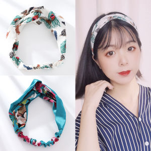 Summer Thin Hairband Womens Simple Face Wash Tie-On Versatile Outdoor Forest System Hair Accessory Trendy Ins Headwear