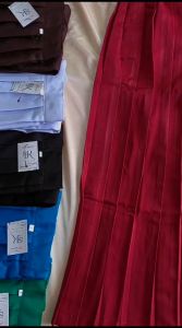 Rok Panjang Sekolah SD/MI Full Rempel Kain Licin High Twis