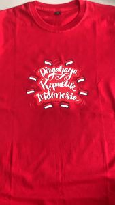 Seragam Merdeka Dirgahayu Indonesia: Kaos Atasan Lengan Pendek Anak Cewek & Cowok