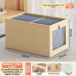 youqin | Foldable Household Clothes Organizer Box