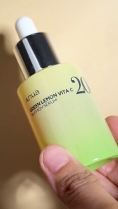 Anua Green Lemon 56% Vitamin C 20% Serum 20ml 56% Green Lemon Extract 20% Ascorbic Acid Formula Brightening Dark Spot Reduction Blemish Care Even Skin Tone for Dull Skin Daily Use Gentle Non-Sticky Fast-Absorbing Lightweight Hypoallergenic