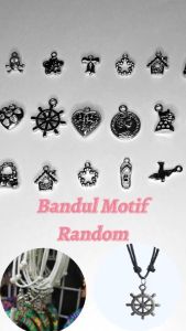 Bandul Kalung Motif Random Silver / Bahan Aksesoris / Untuk Gelang Atau Kalung / Material Plastik (5pcs)