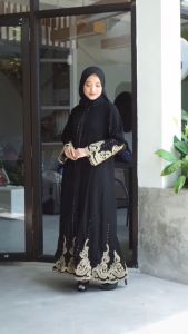 gamis abaya wanita ABAYA DUBAI 03 gamis pesta mewah elegan kondangan