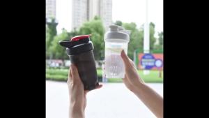 300ml/10.59oz Water Bottle For Drink Plastic Leak Proof Sports Bottles Protein Shaker Water Bottle Mixing Cup Kitchen Drinkware