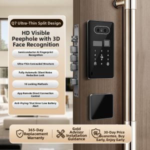JINRONG | Ultra Thin Embedded Automatic Smart Door Lock