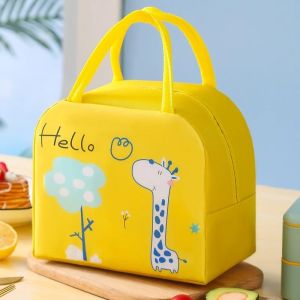 Tas Bekal Lunch Cooler Bag Box Makanan Alumunium Kotak Makan Lucu