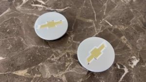 1 chiếc ốp lazang logo chụp mâm bánh xe ô tô Chevro.let đường kính 59mm (Màu bạc)