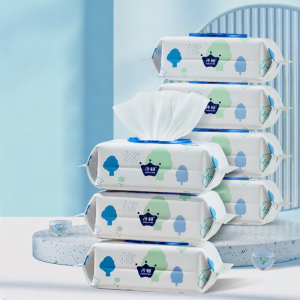 maternella | ทิชชู่ทำความสะอาดมือและปากสำหรับเด็กอ่อนและเด็กเล็ก 80 แผ่น 6 แพ็ค